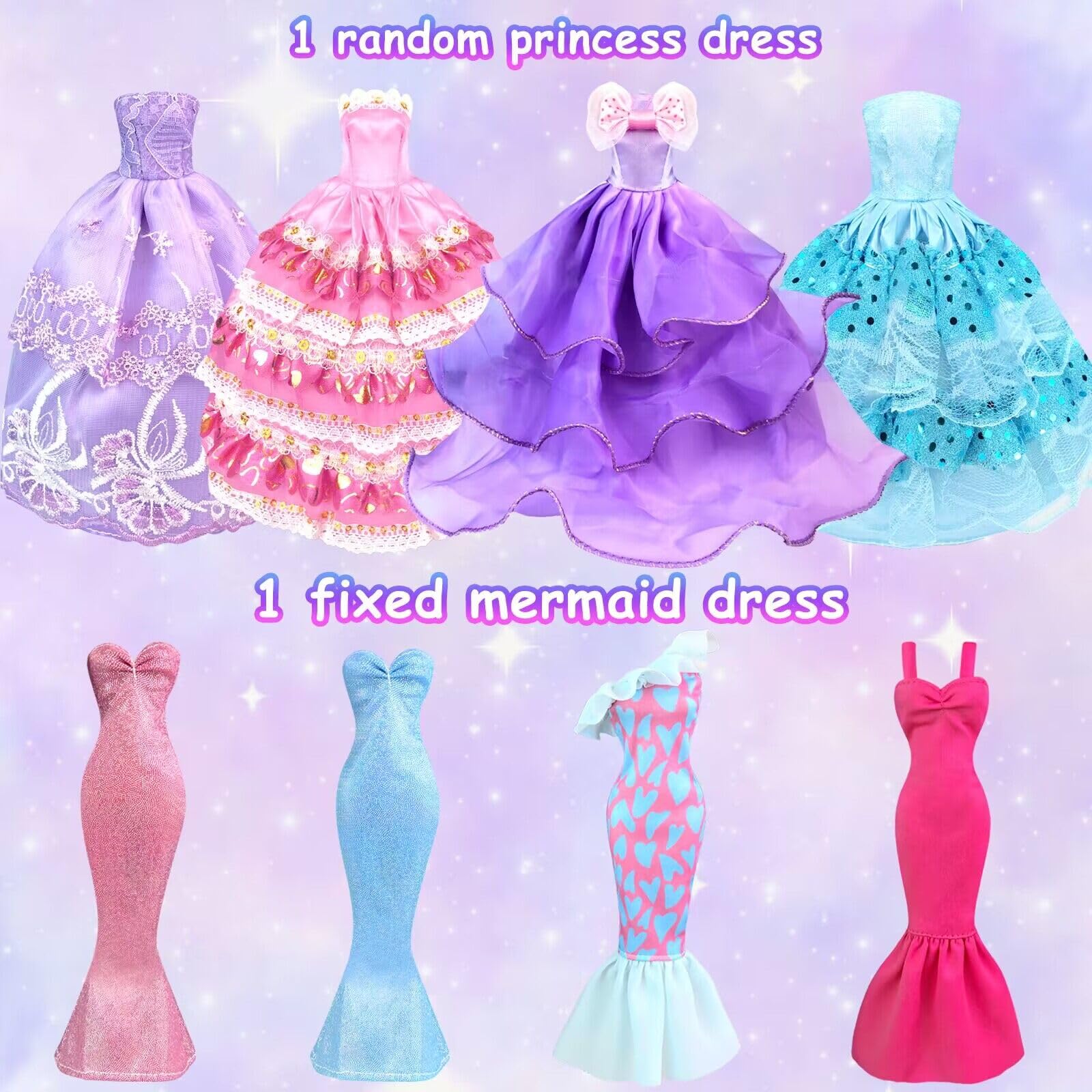 VLUSSO wedding dress set ready for pretend play and styling