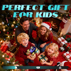Vmiya blue RC car with easy-to-use remote for kids