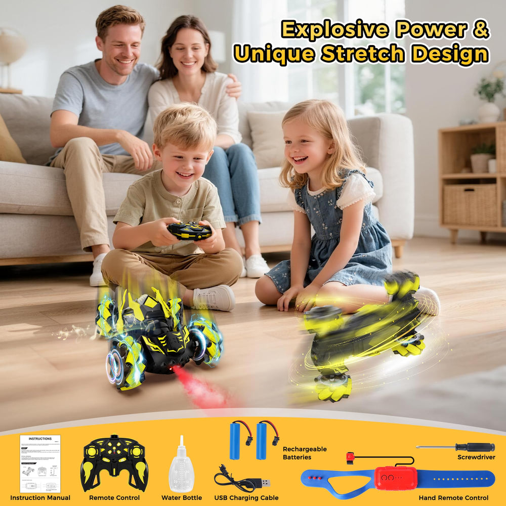 Vmiya Gesture RC Stunt Car battery compartment enabling quick swaps for longer sessions.
