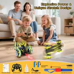 Vmiya Gesture RC Stunt Car battery compartment enabling quick swaps for longer sessions.