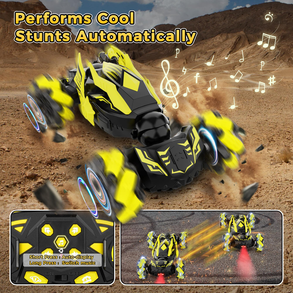Vmiya Gesture RC Stunt Car performing drift action for thrilling play.