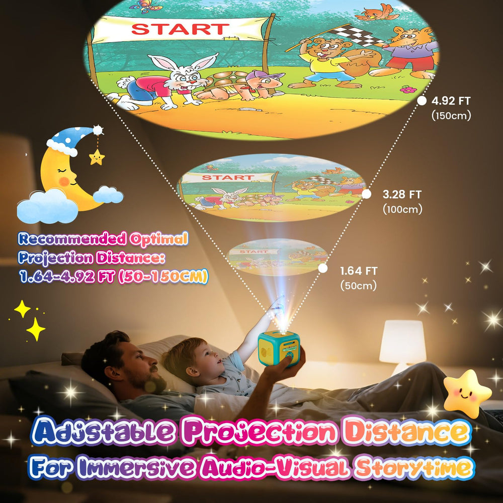 Vmiya Story Projector offers audio-only mode to soothe without visuals.