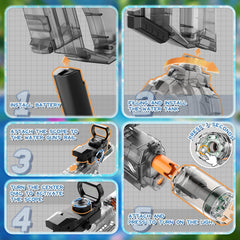 Vmiya summer gift-ready water gun for pool, beach, or backyard fun.
