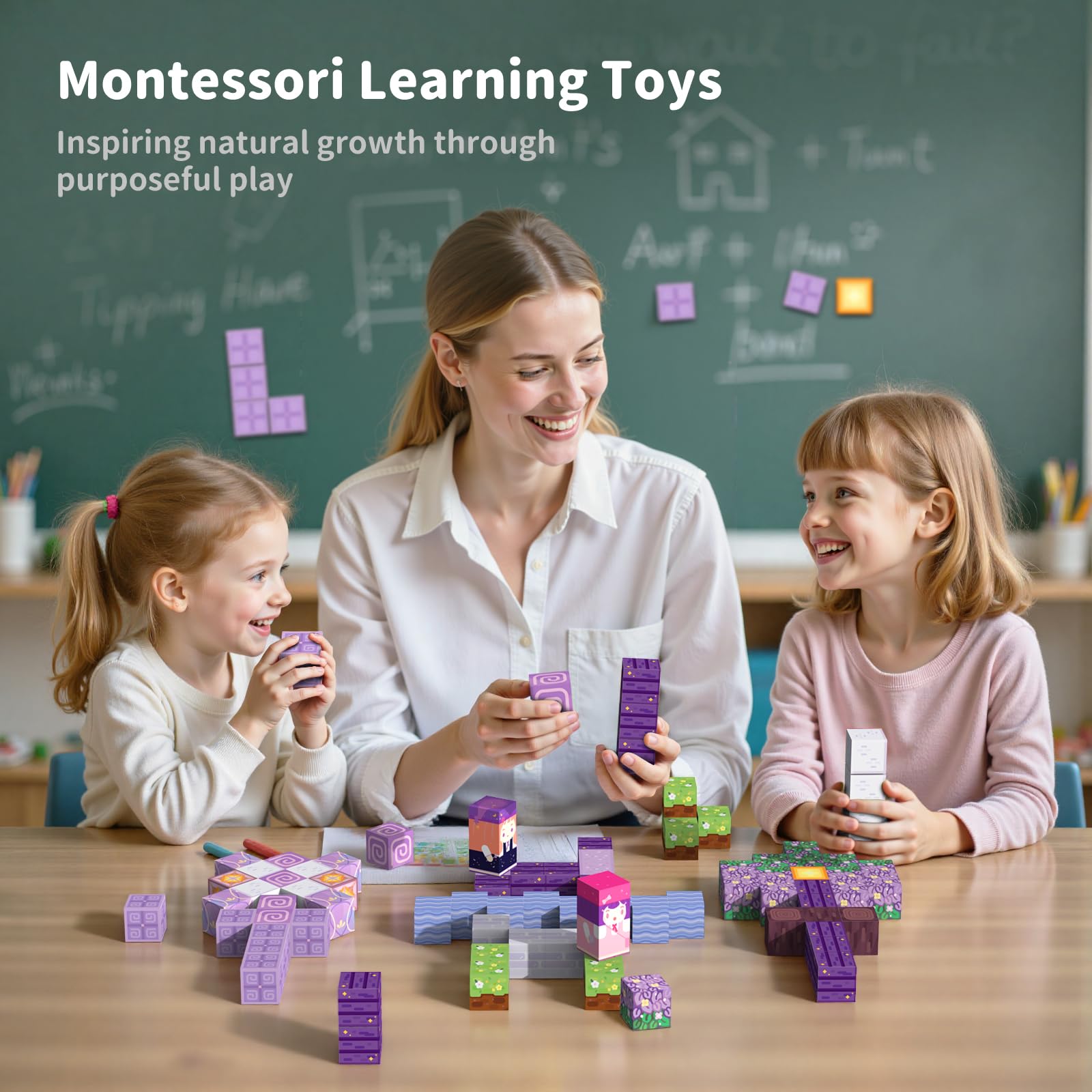 VNLINA complete starter set lets kids begin building immediately.