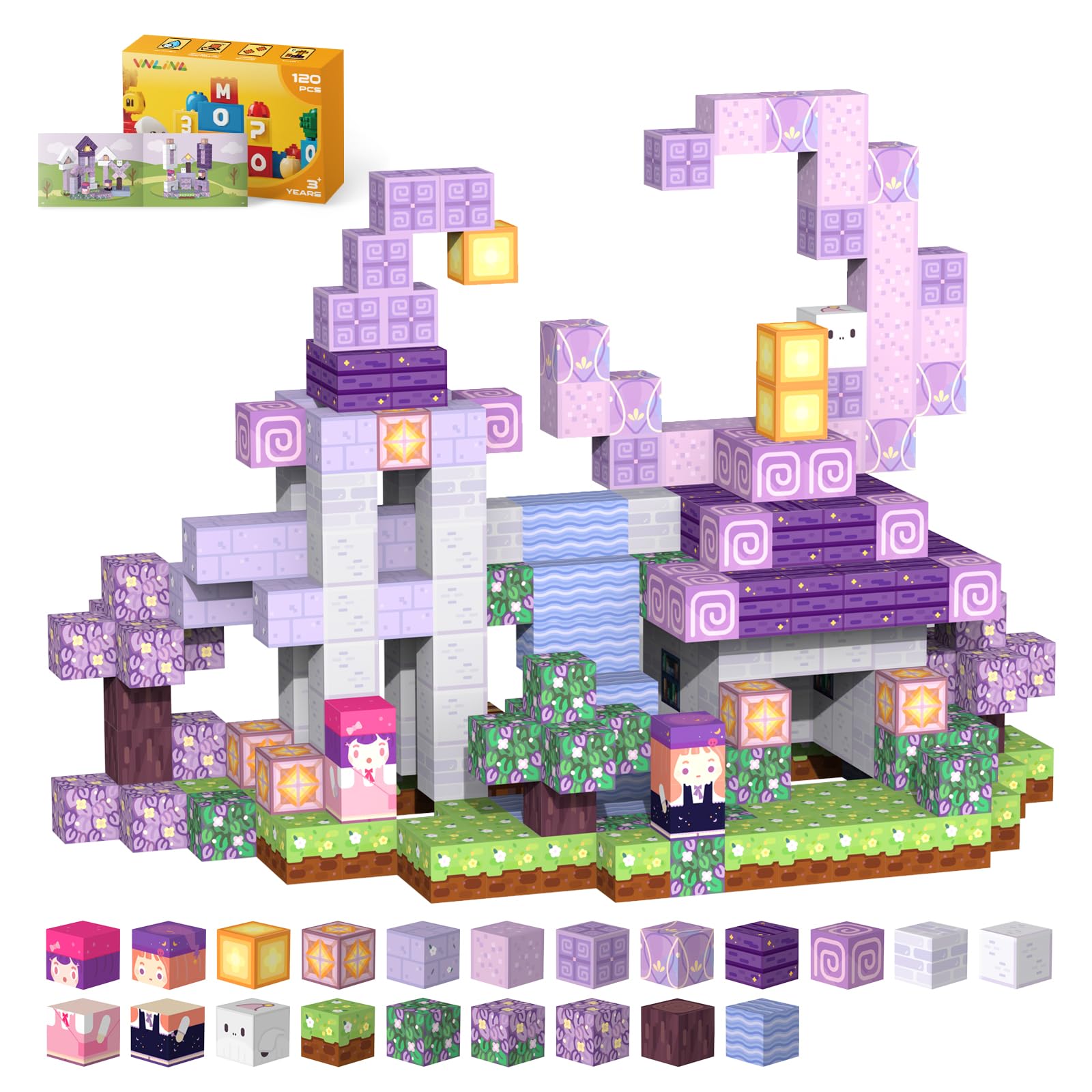 VNLINA long-lasting play value through reinforced magnets and durable plastics.