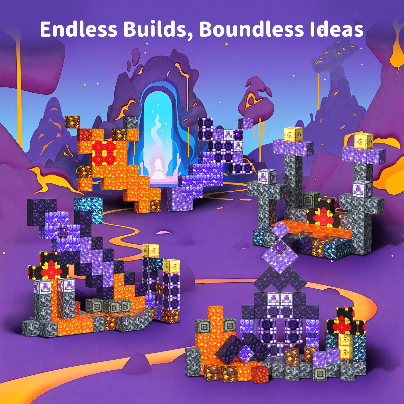 VNLINA 108pcs reveal a sparkling diamond cache during treasure explorations.