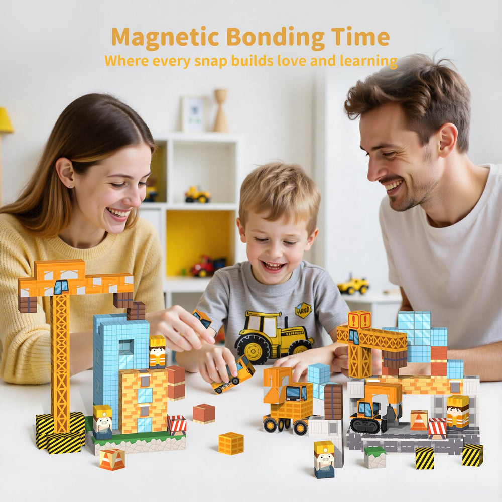 VNLINA magnetic blocks accessories enhance storytelling with realistic construction props