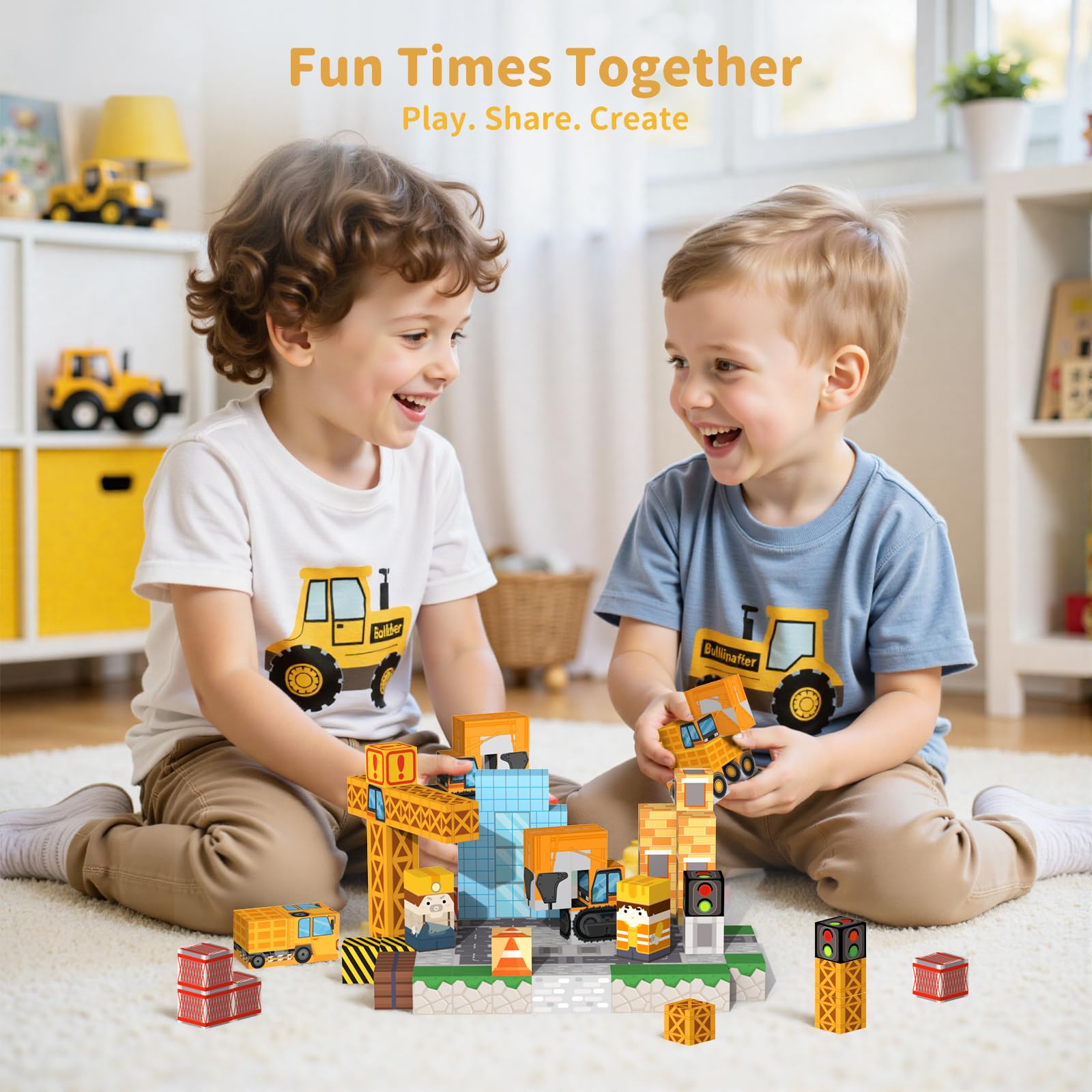 VNLINA magnetic blocks interlocking system ensures stable builds during imaginative sessions