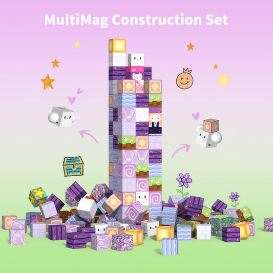 VNLINA magnetic blocks seamless connection supports easy reconfiguration.
