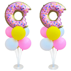 VNSUCV donut table centerpiece stand fully assembled for a polished dessert table.