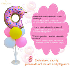 VNSUCV pastel latex balloons in pink, yellow, blue brighten any party.