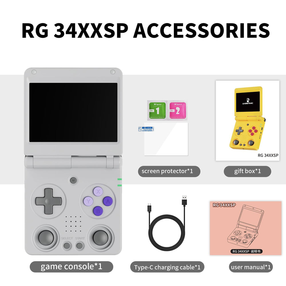 Voacle RG34XXSP multimedia features for video, music, and reading