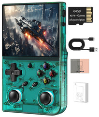 Voacle RG35XX Pro console front view for immersive retro gaming on the go