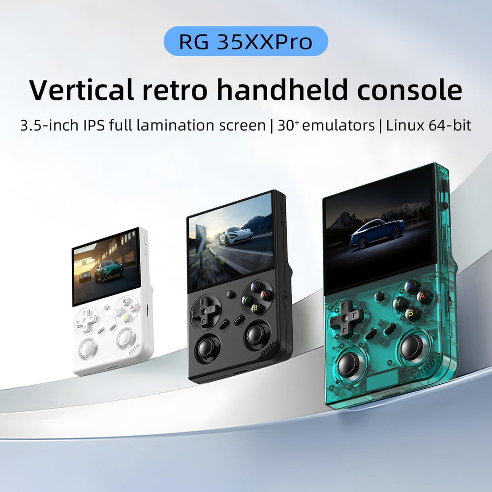Voacle RG35XX Pro side view highlighting HDMI and charging ports