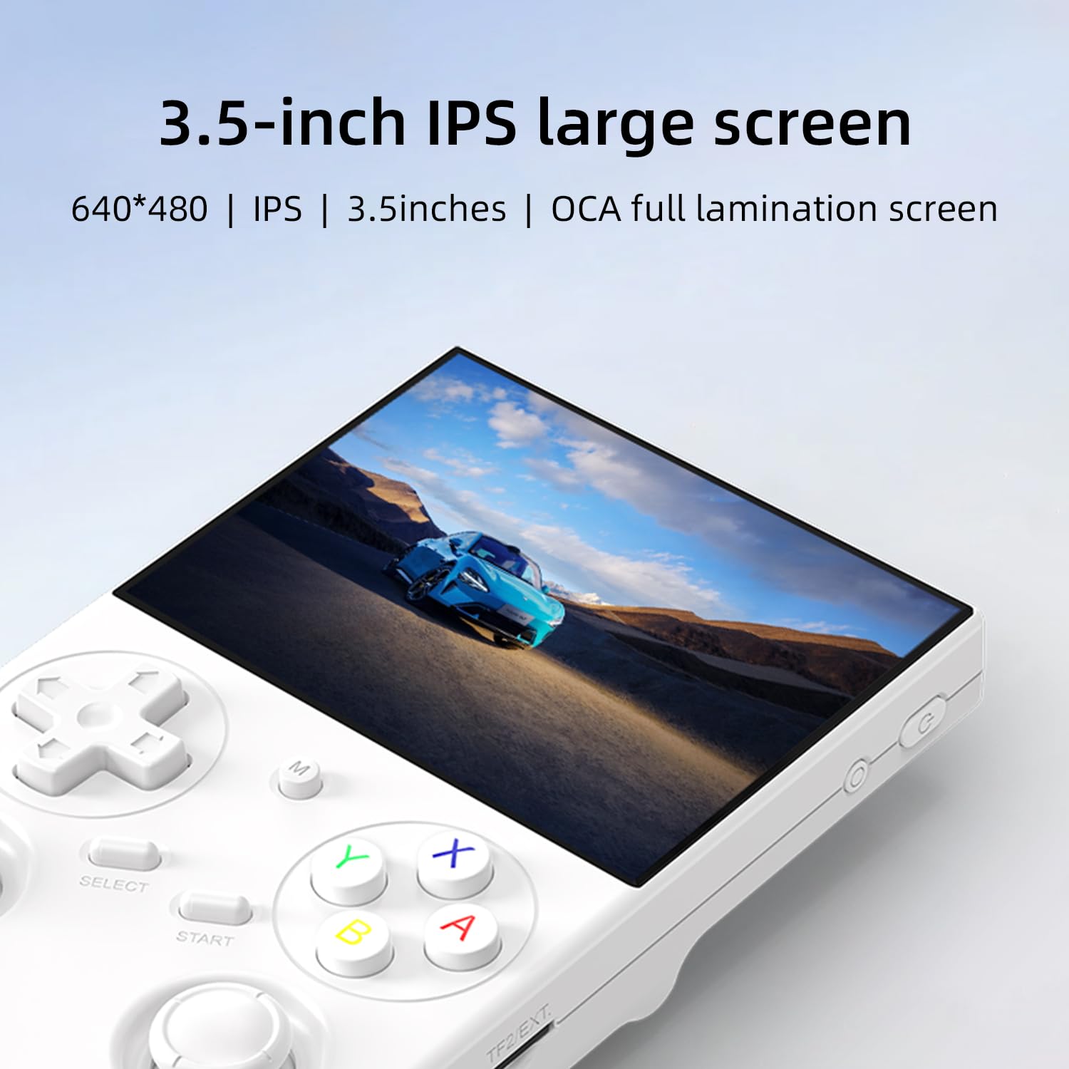Voacle RG35XX Pro highlights 5G WiFi and Bluetooth for flexible gaming setups.