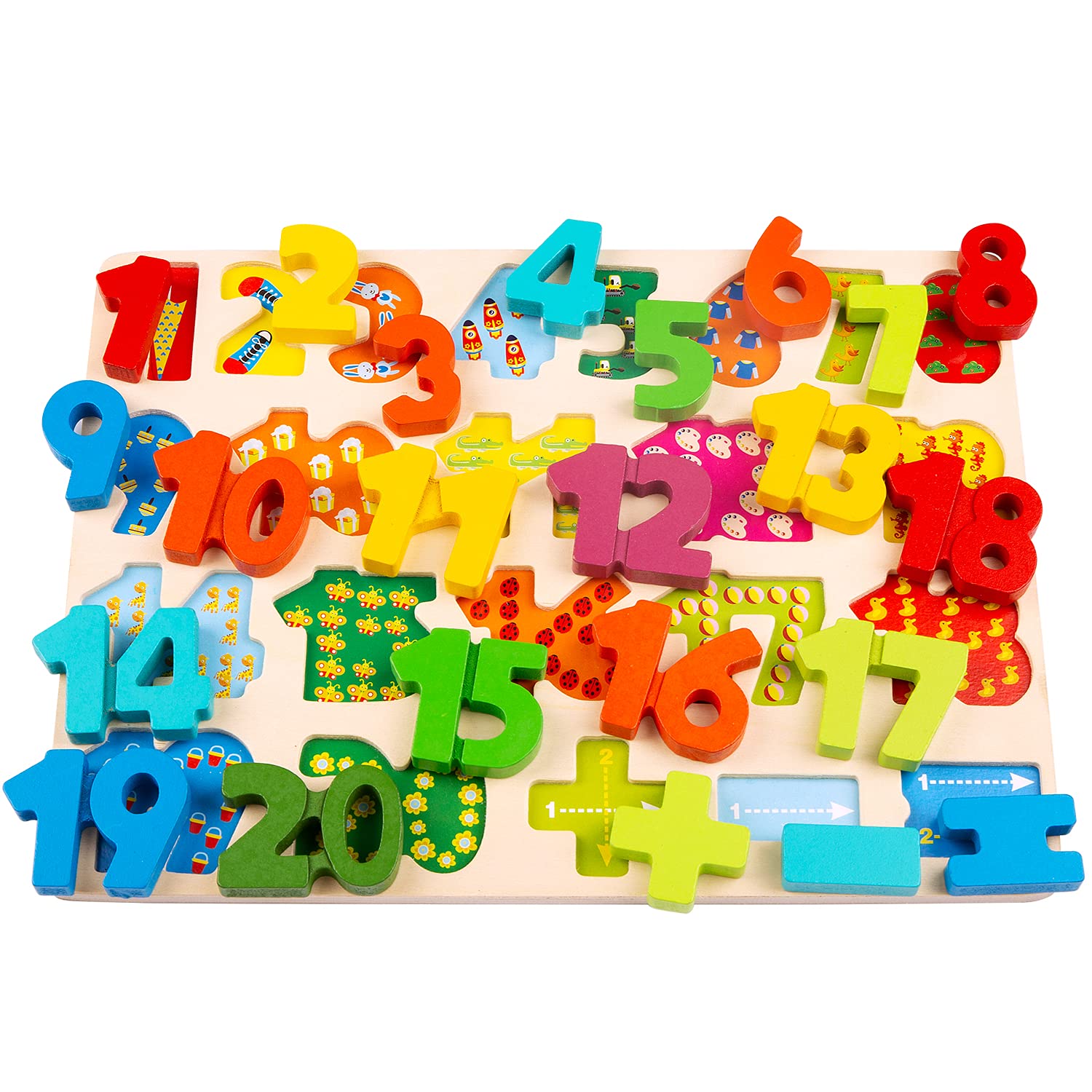 Child playing with Voamuw wooden puzzles promotes interactive learning
