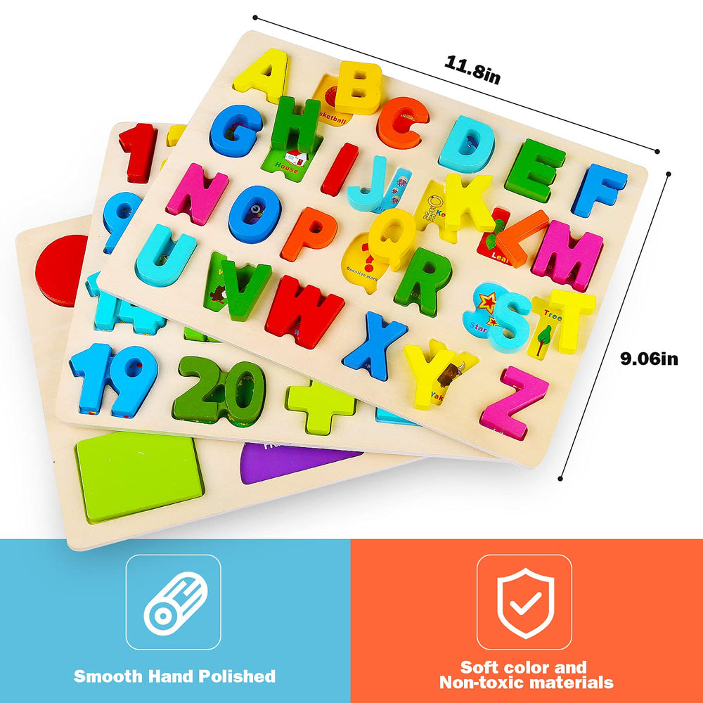 Voamuw colorful pictorial under-piece aids matching game