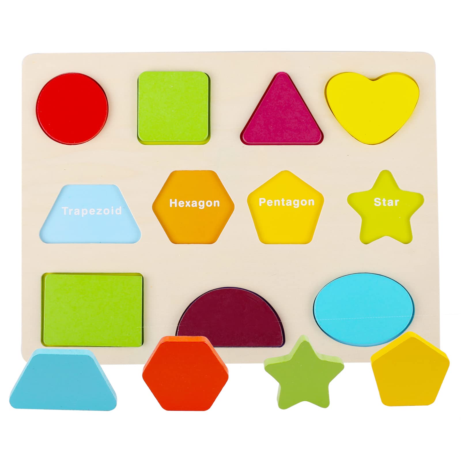 Voamuw wooden pieces with rounded corners for safe play
