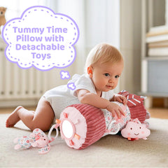 vocheer crinkle leaves texture invites tactile exploration during tummy time