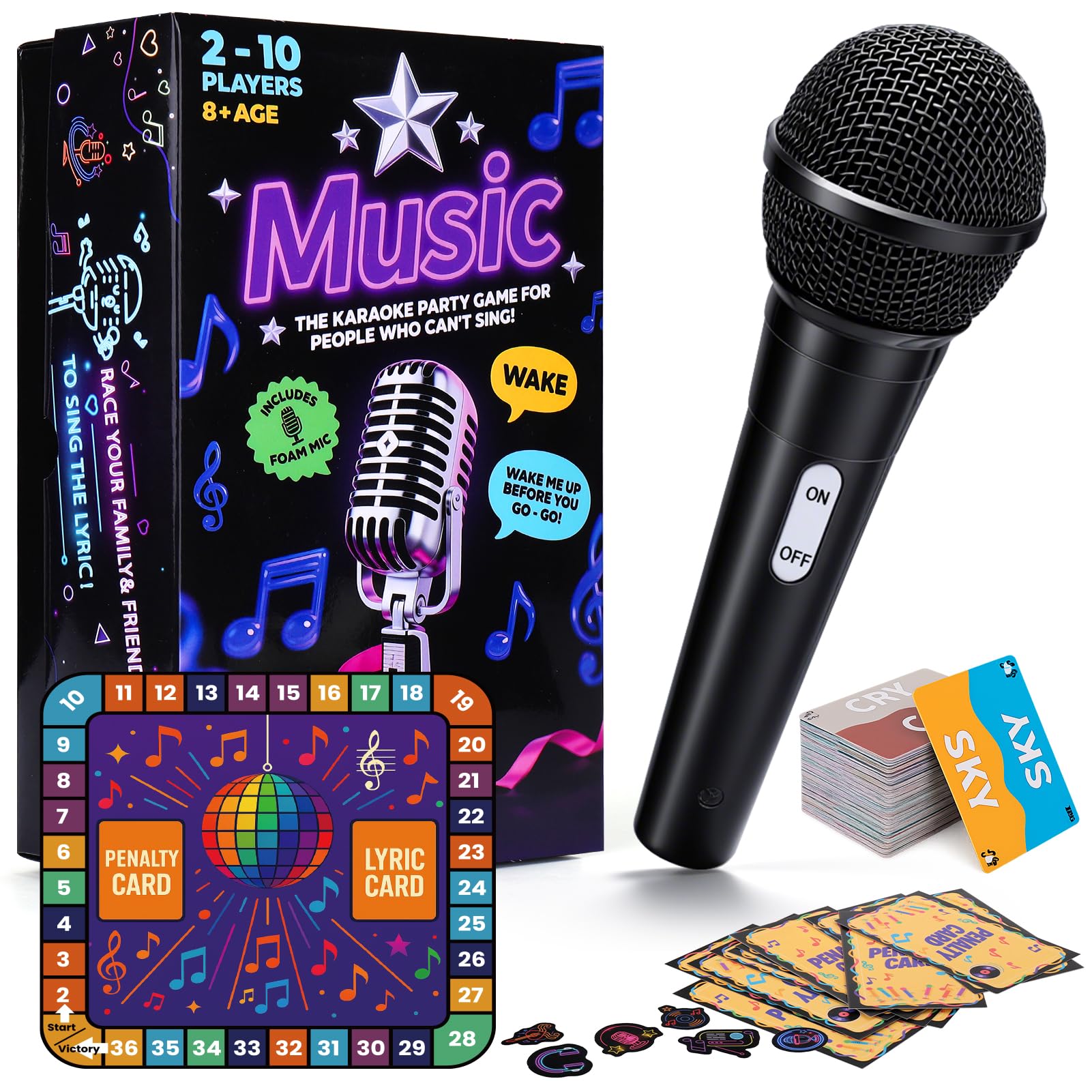 Vodolo New Music Game foam microphone in action for lively party singing.