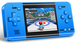 Voichic 32bit handheld console front view; comfortable grip for long kid-friendly play sessions.