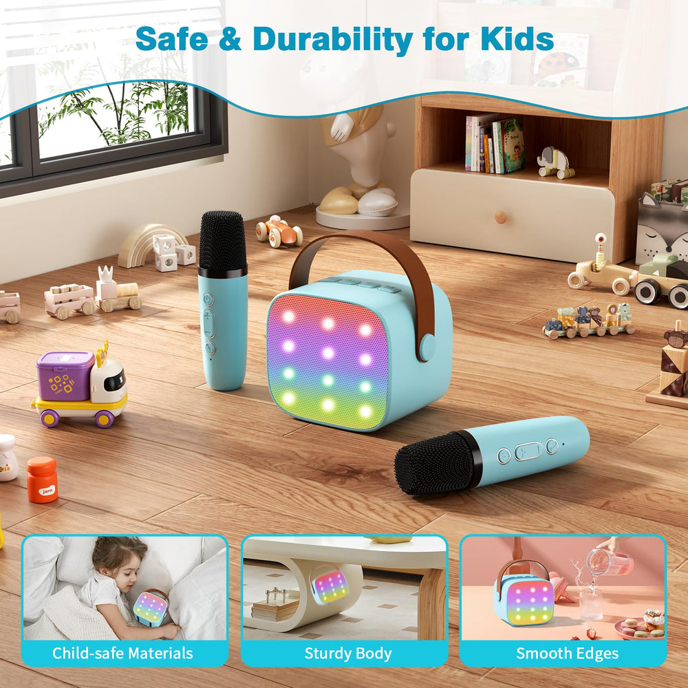 Voijump easy one button setup for quick start by kids and guests.