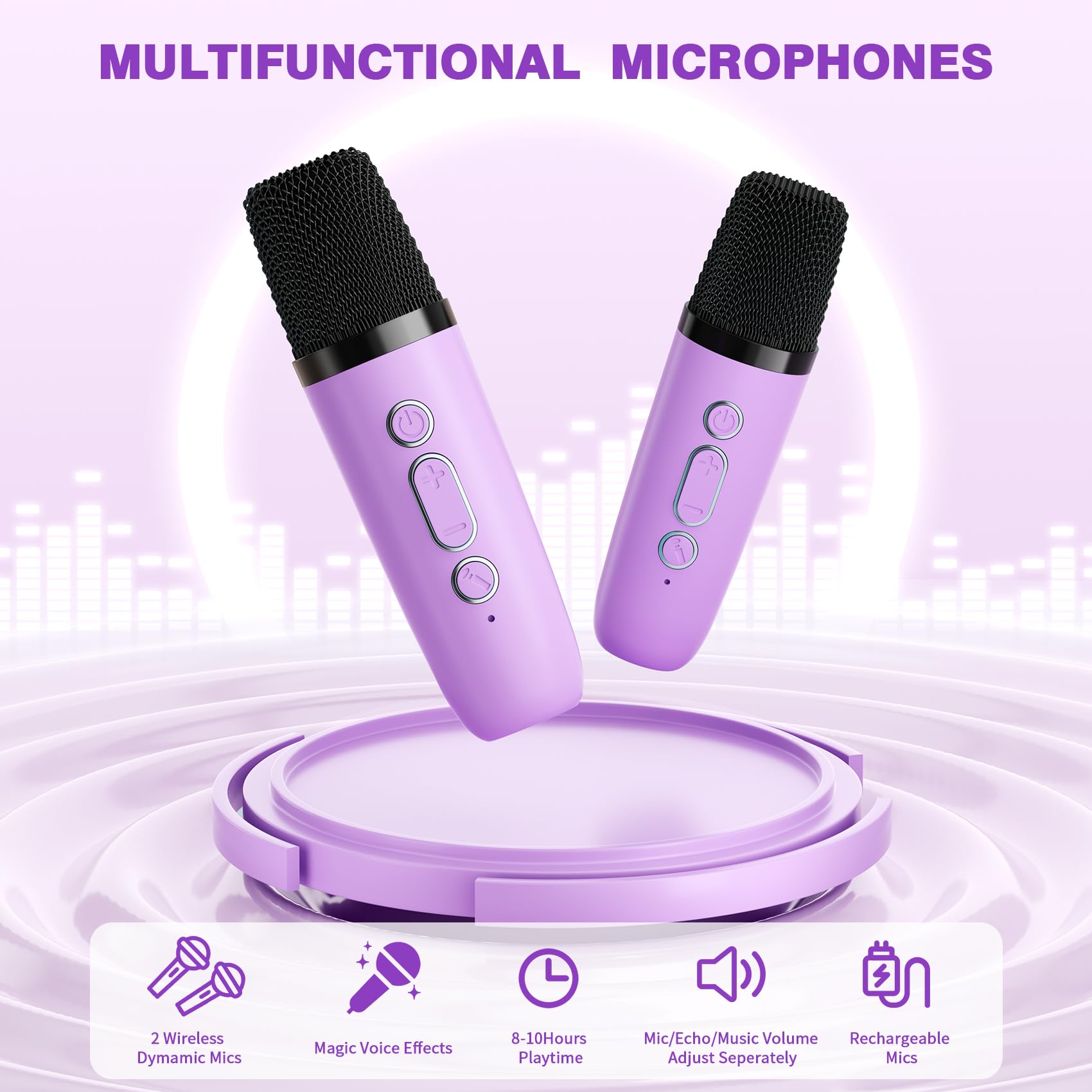 voijump light show with colorful LEDs enhancing party ambience