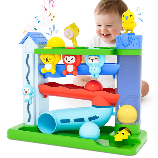 VOILBTOY ball drop toy monkey with bright lights for learning.