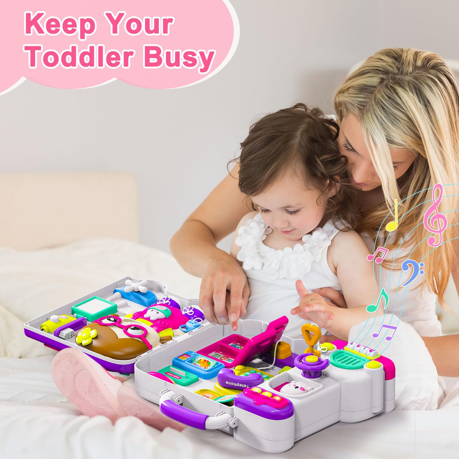 VOILBTOY Busy Board makes a gift-ready educational toy for toddlers