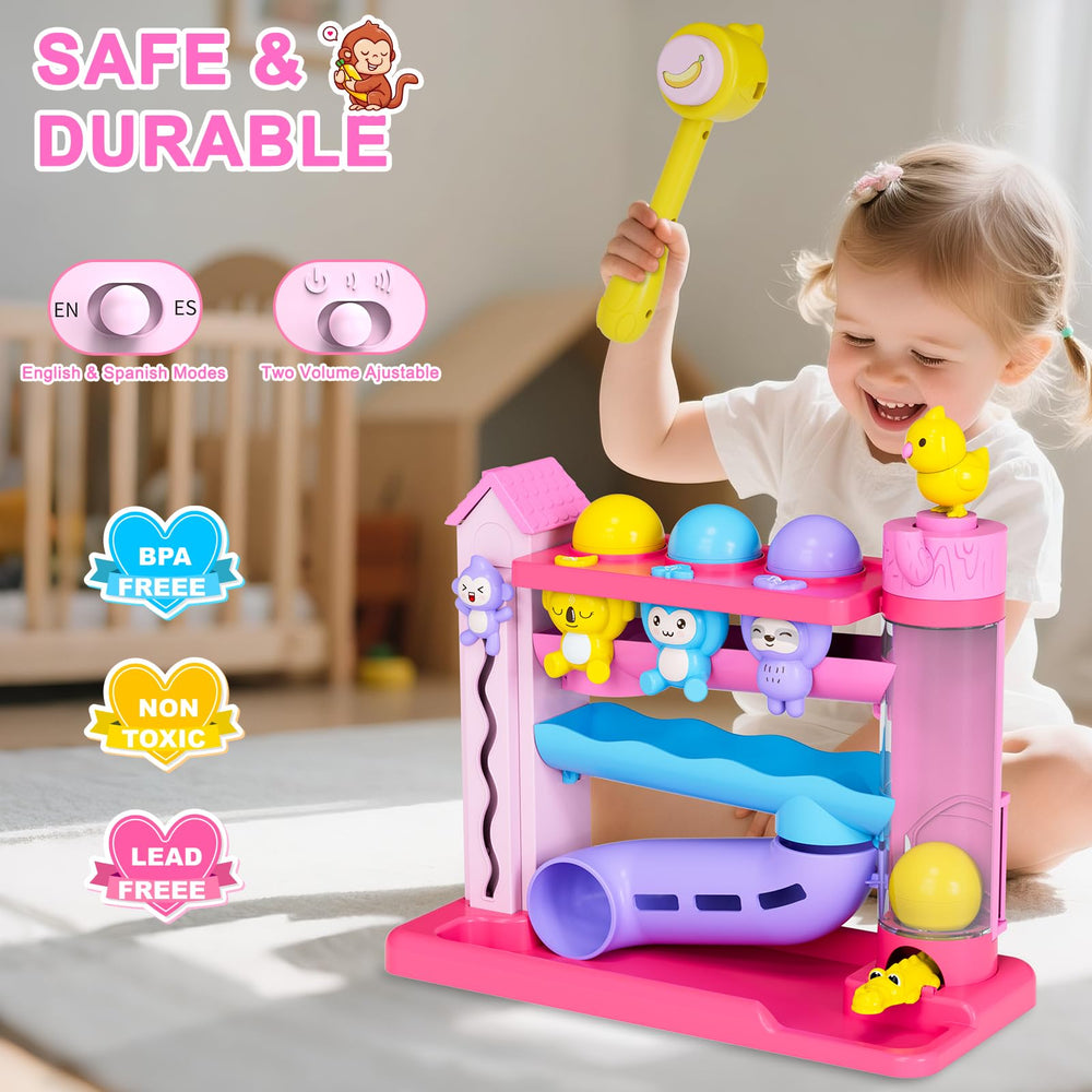 VOILBTOY ball drop featuring koala enhances hand-eye coordination during playtime.