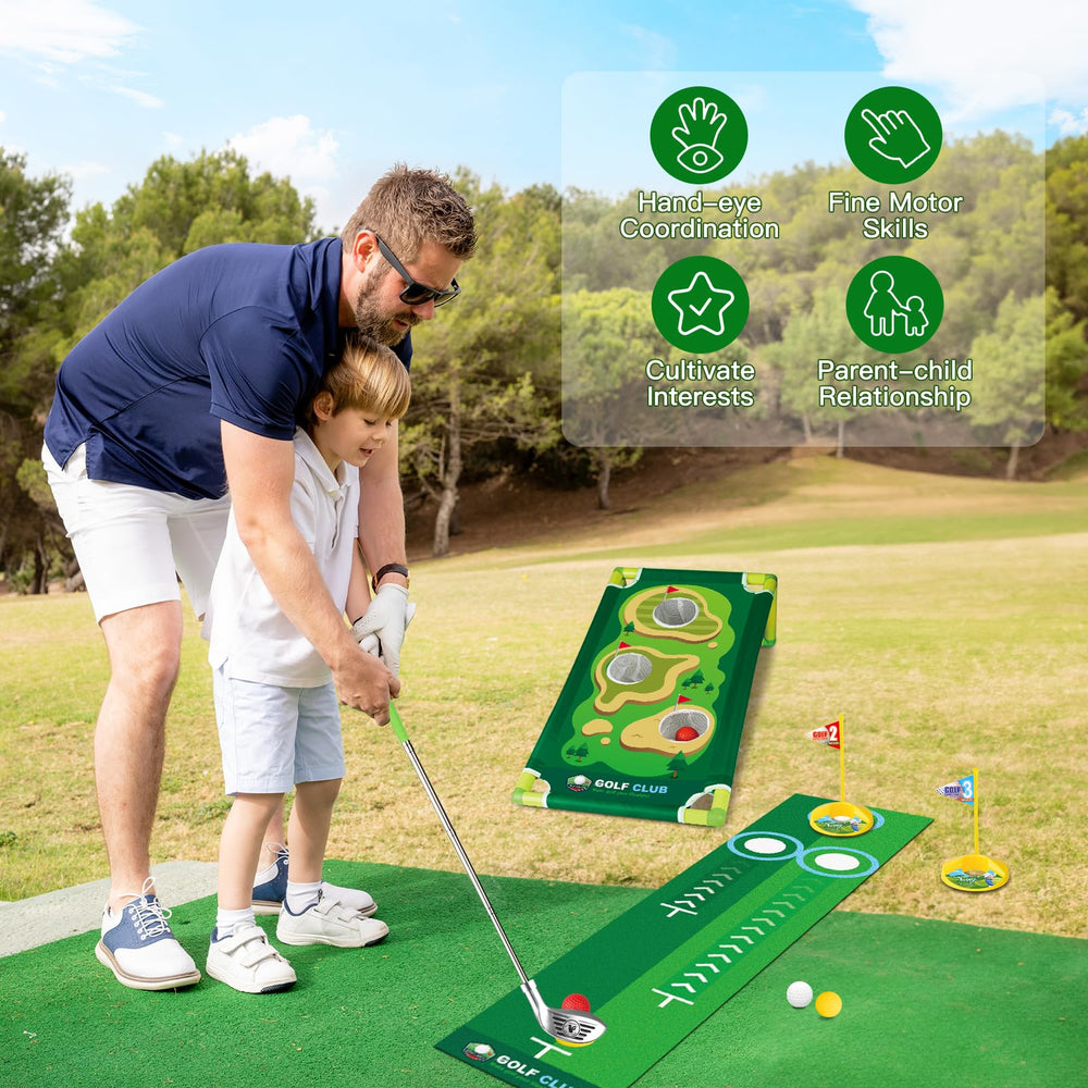 VOKOFAYE tees and detachable flags support guided practice