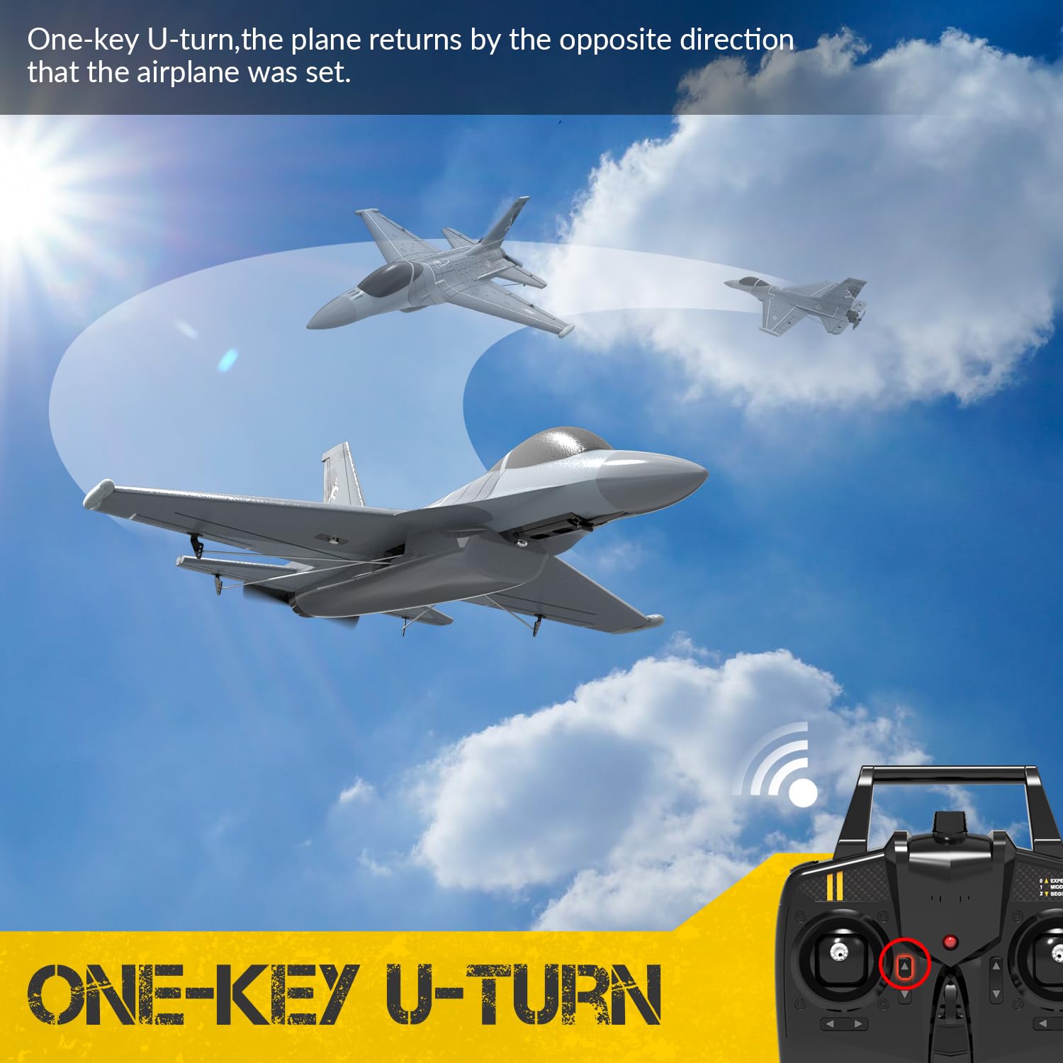VolantexRC 2.4GHz remote with extended control range.