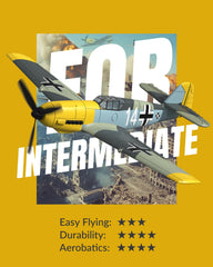 VolantexRC BF109 fighter 4-channel RC system ensures precise control.