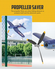 VolantexRC F4U Corsair 3-level flight control highlights learner progression