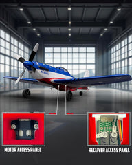 VolantexRC P51D Mustang ready-to-fly box contents