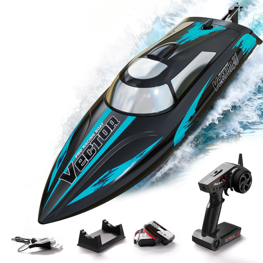 Volantexrc RC boat front view ready for pool racing.