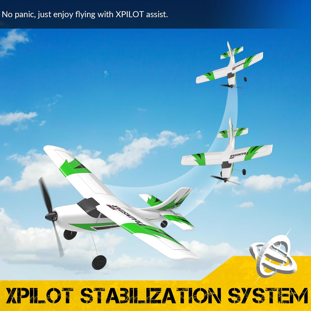 VolantexRC RC Plane Trainer offers three modes to support gradual learning.