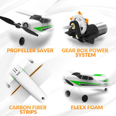 VolantexRC RC Plane Trainer delivers up to 30 minutes of flight time.