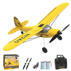 VolantexRC Sport Cub yellow front view; compact foam for beginners