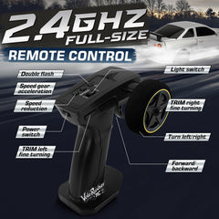 VoleRusher RC – tire sets and cones enable varied drift drills and courses.