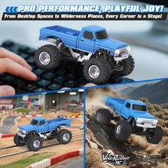 VoleRusher RC 4WD Edition LED lights at dusk boost night driving appeal.