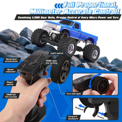 VoleRusher RC 4WD Edition side view demonstrates compact 1/36 scale for easy storage.