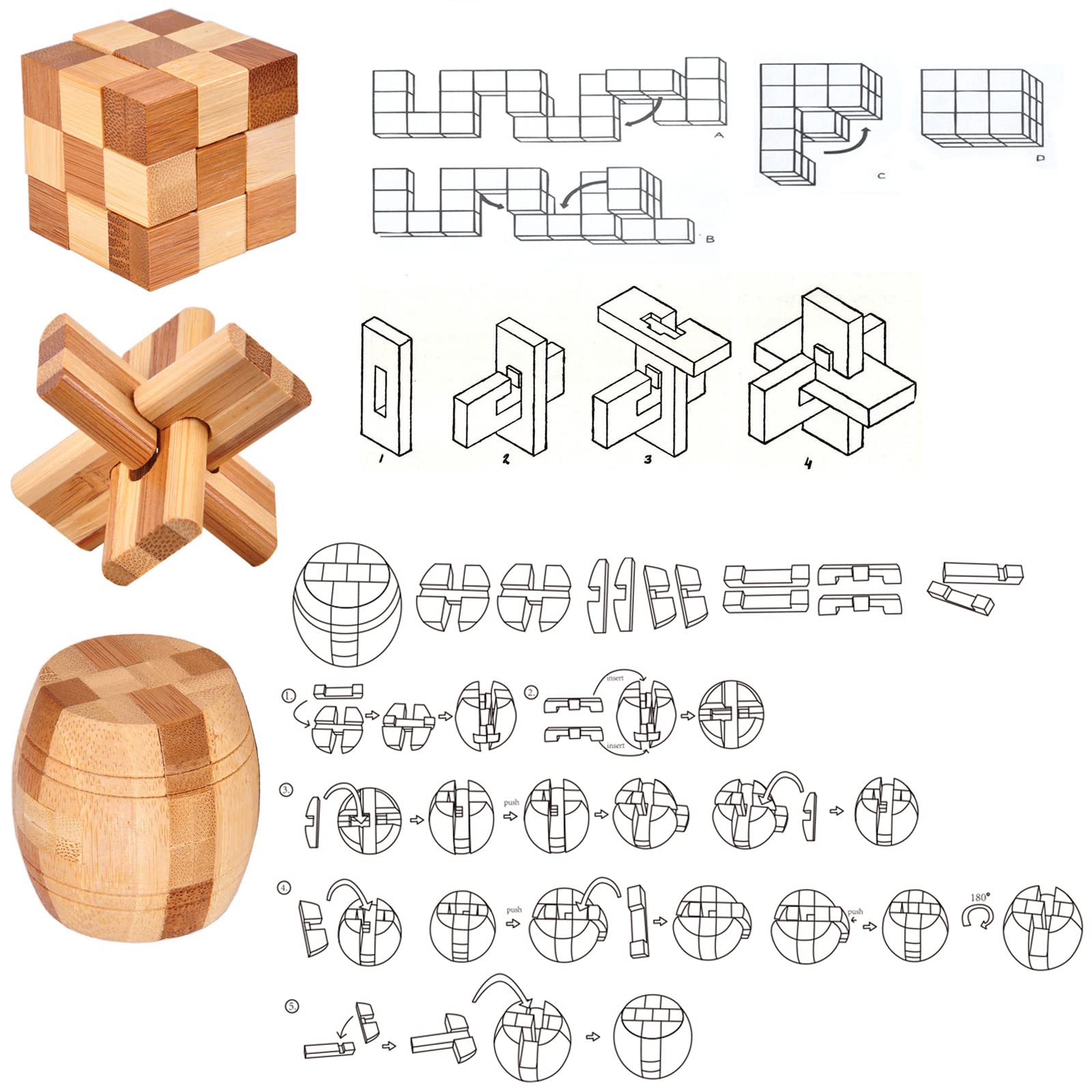 VolksRose compact 4.5 cm puzzle doubles as a desk-side decorative piece