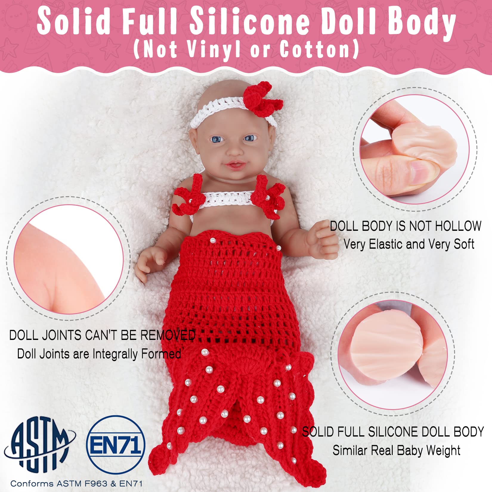 Vollence 14-inch doll in a parent-child play scene fostering caregiving bonding