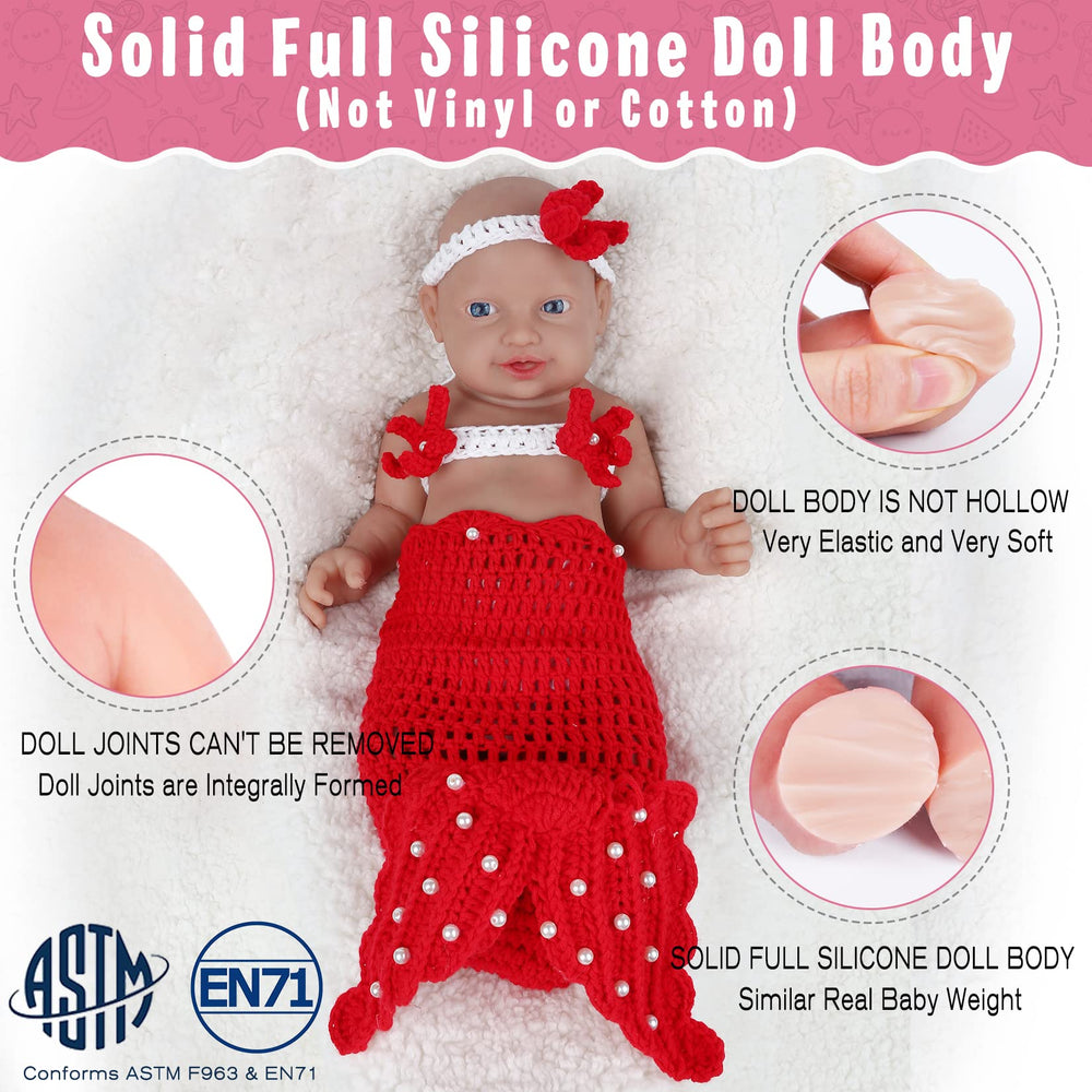 Vollence 14-inch doll in a parent-child play scene fostering caregiving bonding
