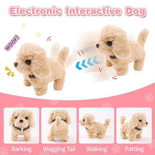 Volmop plush dog accessories basket keeps playthings organized.