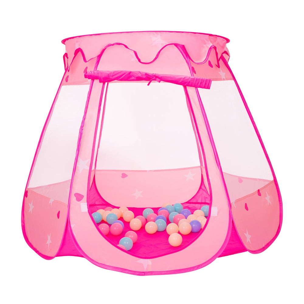 Volscity pop up princess tent with ball pit for dreamy indoor play.