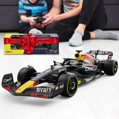 Voltz Toys F1 RB18 packaging showcases gift-ready presentation.