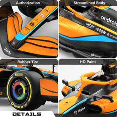 Voltz Toys McLaren F1 MCL36 dashboard detail for realistic in-car experience