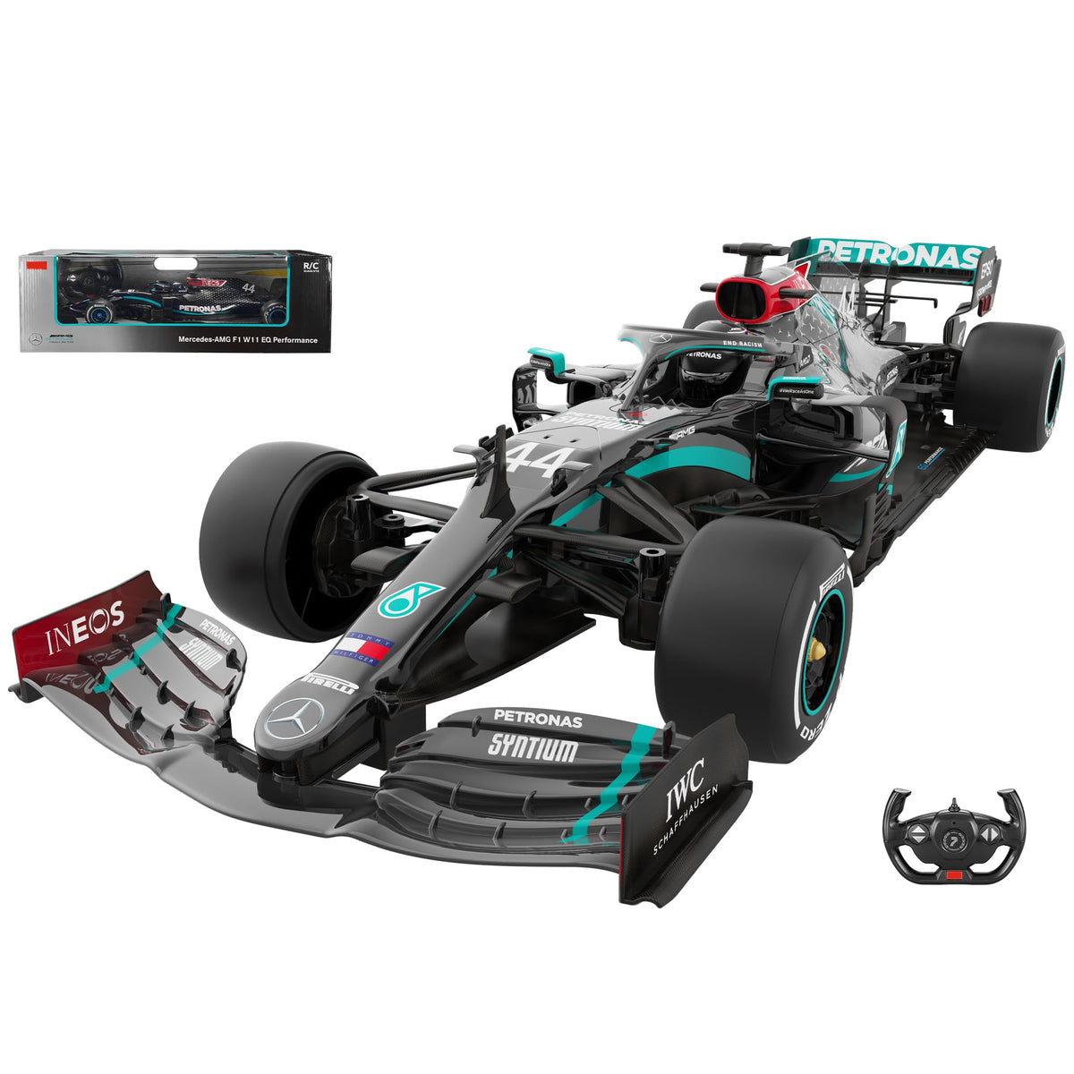 Voltz Toys Mercedes F1 W11 1:12 front view shows authentic scale detail